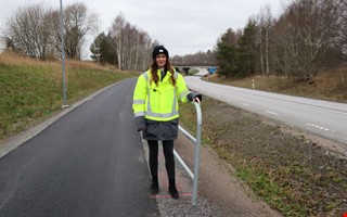 Gldjebesked fr cyklister  nya cykelbanan klar