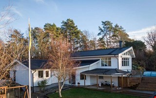 Boende med pool och braskamin blev klickad 