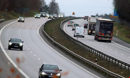 Fordonshaveri p� E6 � bil har f�tt stopp