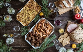 Det �r viktigast p� julbordet � sl�r julskinkan