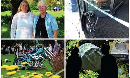 �rskr�nika: Skjutning, bomb och motorcyklar