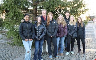 N�r julen �r slut � de rycker ut n�r granen ska bort 