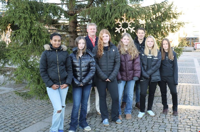 N�r julen �r slut � de rycker ut n�r granen ska bort 