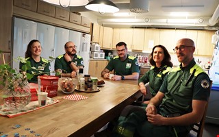 Jul p� jobbet � de �r redo om det sker en olycka