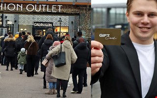 L�nga k�er tidigt n�r rean inleddes hos k�pcentret