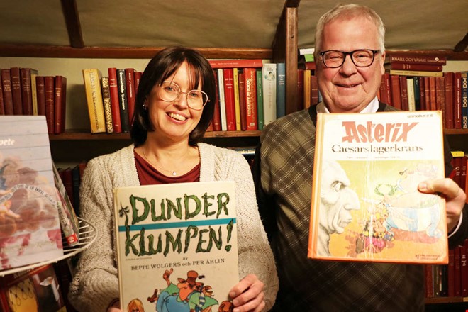 De h�ller liv i det mysiga biblioteket i Idala