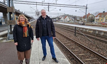 Fler t�gpendlare m�let � s� ska Kungsbacka n� dit