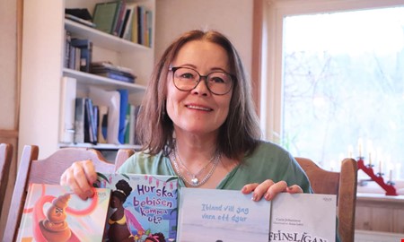 Carin sl�pper barnbok om v�rldens st�rsta �dla