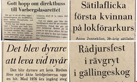 50 �r sedan: Direktbussar, nya bost�der och dyrare mat 