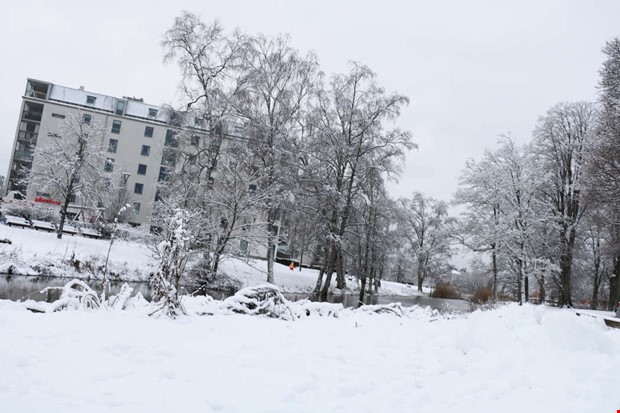 Så länge ligger snön kvar i Kungsbacka Så länge ligger snön kvar i Kungsbacka