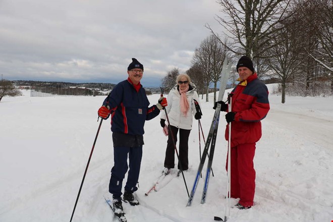 Skid�karna har intagit golfbanan