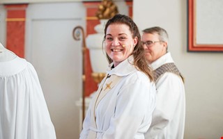 Nya kyrkoherden v�lkomnad: �V�ldigt tacksam�