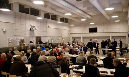 M�nga nyfikna p� m�tet om enorma satsningen