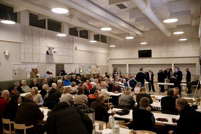 M�nga nyfikna p� m�tet om enorma satsningen