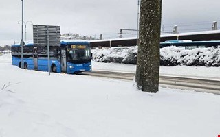Efter halkan � s� blir det med busstrafiken i dag