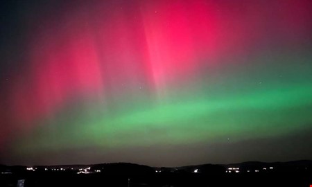 M�nga av er f�revigade norrskenet � se fler bilder h�r