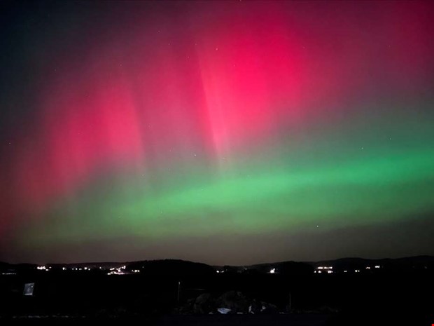 M�nga av er f�revigade norrskenet � se fler bilder h�r
