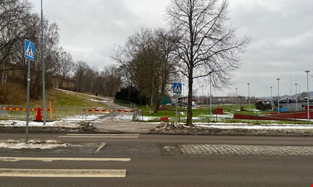 G�ngbanan ska breddas � delar av berget spr�ngs bort