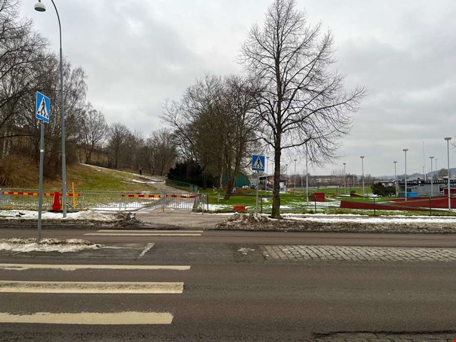 G�ngbanan ska breddas � delar av berget spr�ngs bort