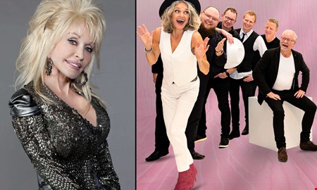 Nybliven 80-�ring hyllas med musik och skratt p� teatern 