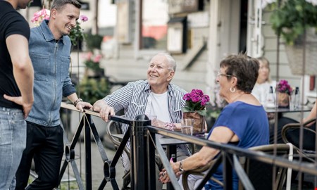 Enklare och billigare att ha uteservering i Kungsbacka