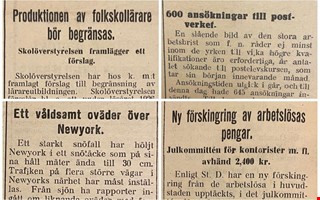 100 �r sedan: Avskurna telefonlinjer och sj�olyckor