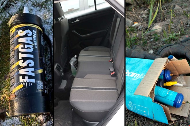 Polisens nya m�jlighet � b�ter f�r lustgas i bilen