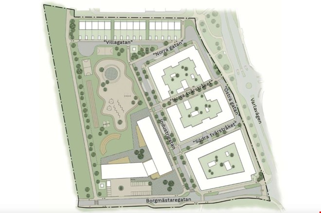 T�vling p� g�ng: Vem ska bygga nya stadsvillorna? 