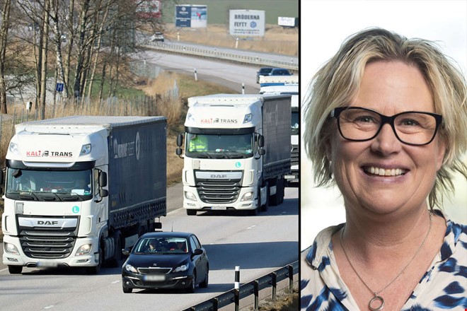 Stora oron � f�rdubbling av tunga trafiken p� E6