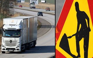 V�garbete p� E6 � k�rf�lt avst�ngt under dagen