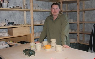 Cissi sade upp sig och startade eget � satsar p� keramik