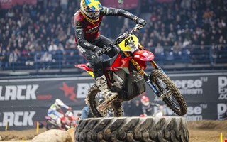 Eddie Karlsson p� pallplats och br�t ny mark 