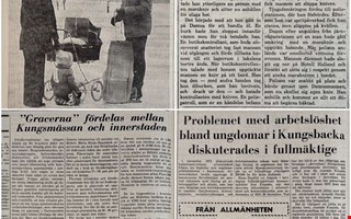 50 �r sedan: Nya hus, knivhot och arbetsl�shet