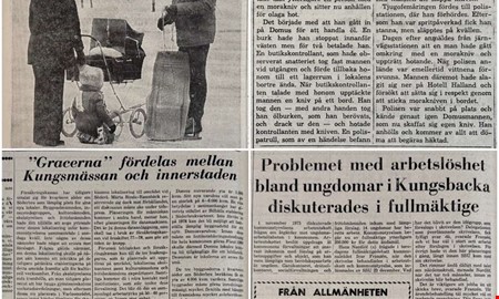 50 �r sedan: Nya hus, knivhot och arbetsl�shet