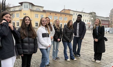 Elever arrangerar ny marknad f�r f�retagare