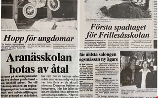 30 �r sedan: Ny skola och hot om �tal