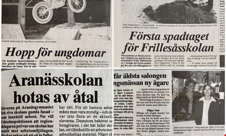 30 �r sedan: Ny skola och hot om �tal