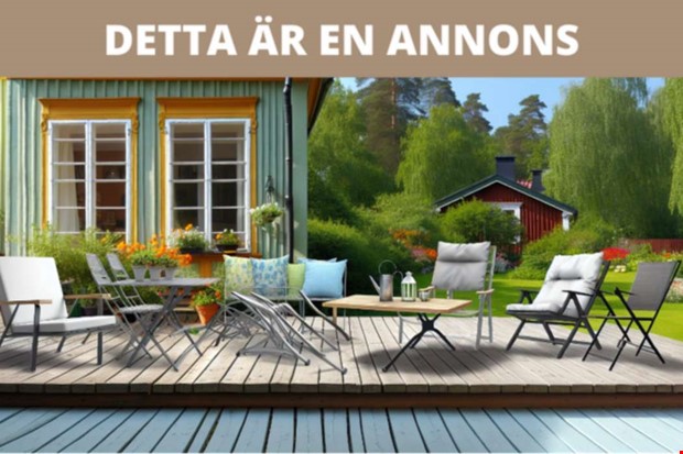 Utem�bler inf�r sommaren � s� v�ljer du r�tt f�r altan och tr�dg�rd
