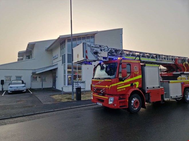 Larm om brand i byggnad � personal fick utrymma