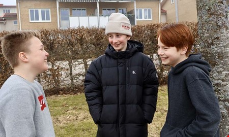 12-�ringarna plockade sju p�sar skr�p � p� studiedagen