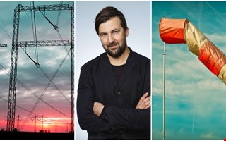 Kraftiga vindbyar � Ellevio v�xlar upp