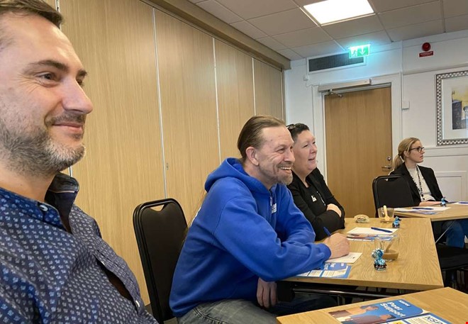 Viking var heml�s � fick hj�lp genom Bostad f�rst