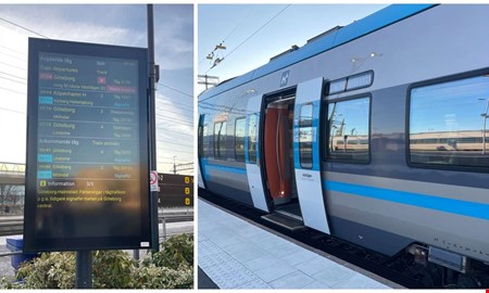 F�rseningar i t�gtrafiken efter signalfel