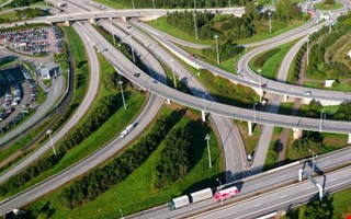 Trafikanter f�r h�gsta betyg vid stort v�garbete