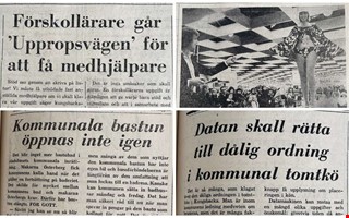 50 �r sedan: F�rskoll�rare i uppror och modeshow