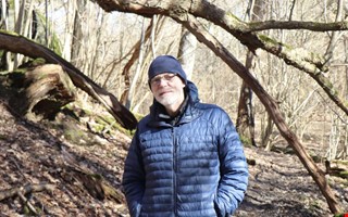 Han skyddar gr�nskan n�r Kungsbacka v�xer