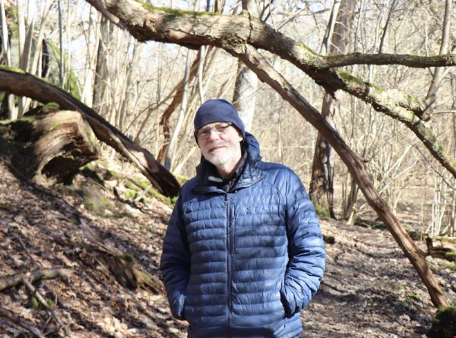 Han skyddar gr�nskan n�r Kungsbacka v�xer