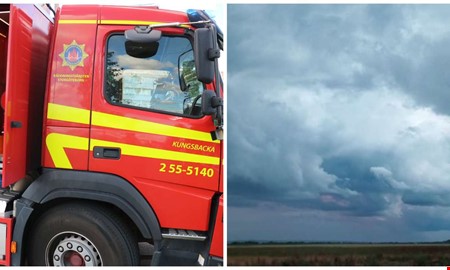 Intensivt dygn f�r r�ddningstj�nsten under stormen