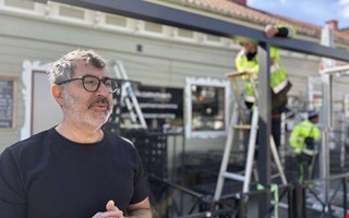 Nytt vid Norra torg utomhus � pergolor ska v�derskydda