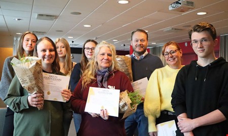 De blev �rets handledare p� l�rlingsutbildningen